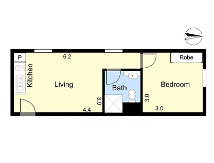 615/45 Victoria Parade, Collingwood, Melbourne CBD, 1 ห้องนอน, 1 ห้องน้ำ, Apartment