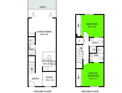 106/124 Taylors Road, Mount Albert, Auckland City, 2房, 3浴, 城市屋