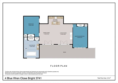 4 Blue Wren Close, Bright, VIC 3741, 2 રૂમ, 1 બાથરૂમ, House