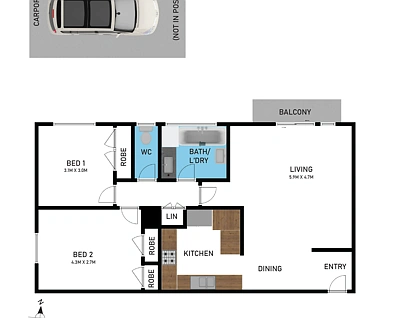3/1 Keys Street, Dandenong, South East Melbourne, 2 Bedrooms, 1 Bathrooms, Apartment