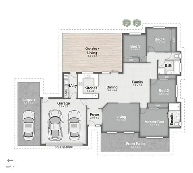 户型图 - 4 Goodwin Street, Laidley, QLD 4341
