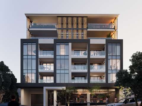Onehunga 2 Bedroom Elevated penthouse living with water views