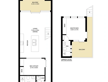 709/46-48 Riley Street, Woolloomooloo, Sydney CBD, 2 habitaciones, 2 baños, Apartment