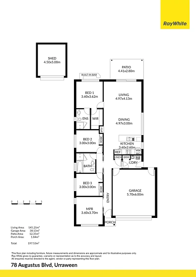 78 Augustus Boulevard, Urraween, QLD 4655, 3房, 2浴, House