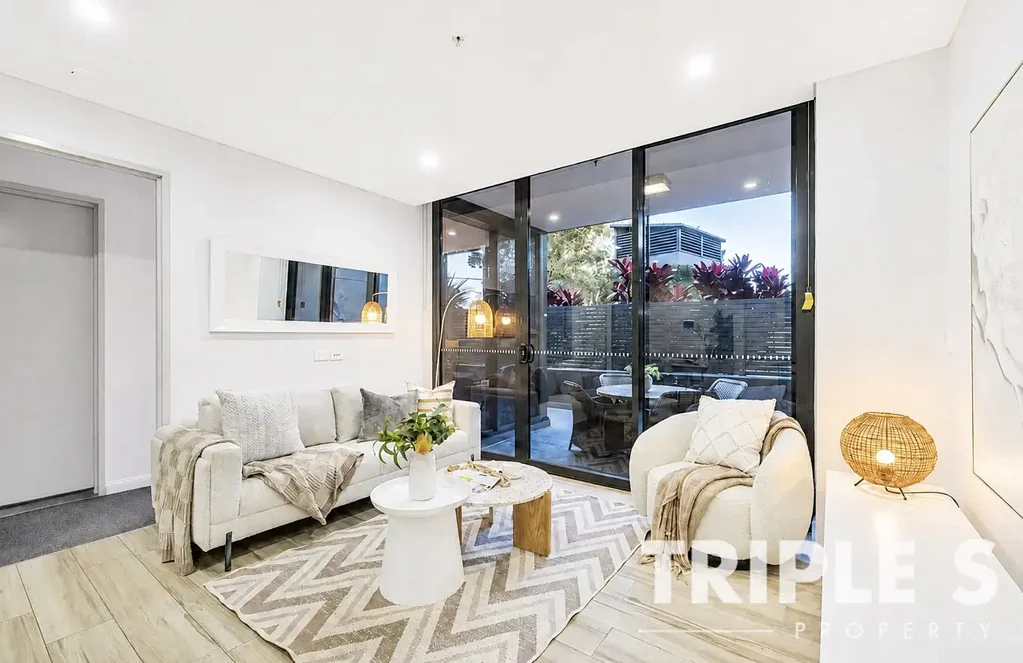 Sydney Olympic Park 2房 带大庭院和花园通道的两卧室公寓 2 Bedroom Apartment with Large Courtyard & Garden Access