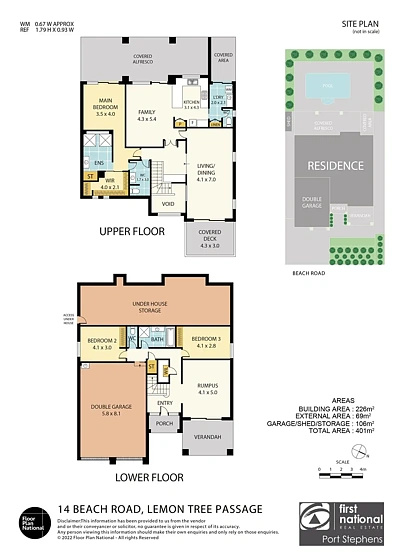 14 Beach Road, Lemon Tree Passage, NSW 2319, 3 Schlafzimmer, 2 Badezimmer, House