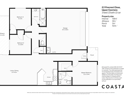 2/1 Firecrest Close, Upper Coomera, Gold Coast, 3 rūma, 2 rūma horoi, Apartment