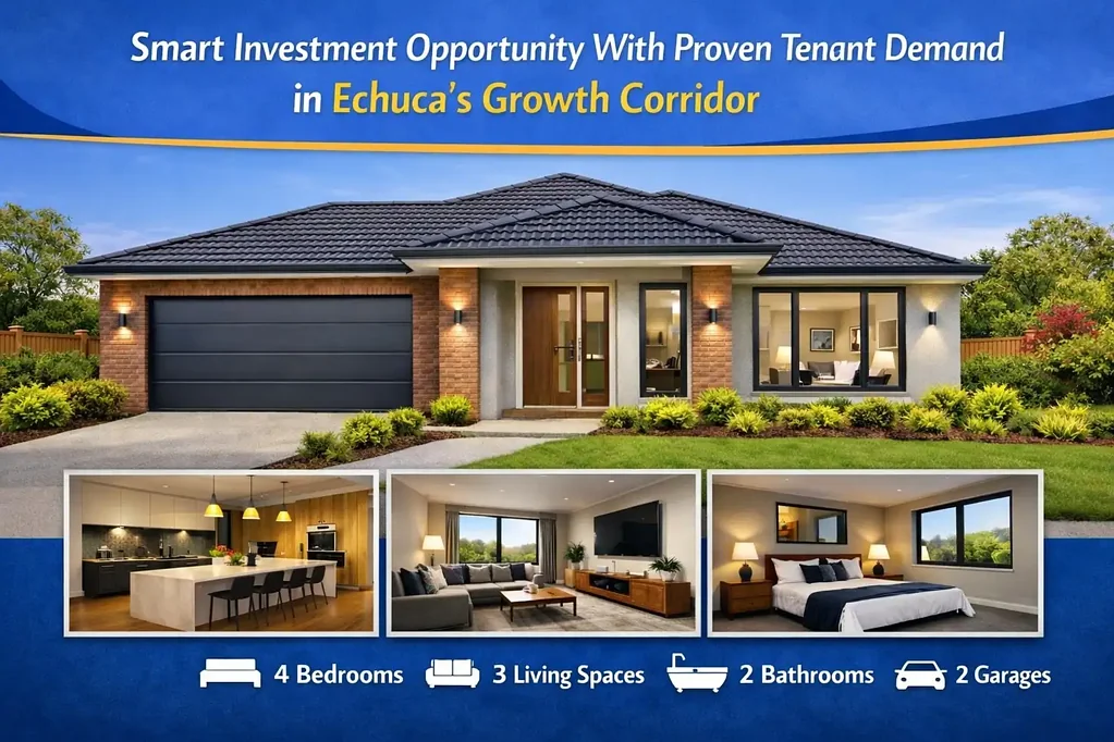 Echuca 4غرفة نوم Smart Investment Opportunity With Proven Tenant Demand in Echuca’s Growth Corridor
