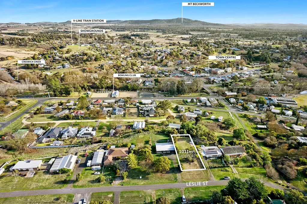 Clunes Elevated position - 1012sqm building block