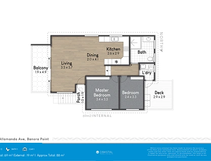 2/11 Allamanda Avenue, Banora Point, North Coast, 2 chambres, 1 salles de bain, Apartment
