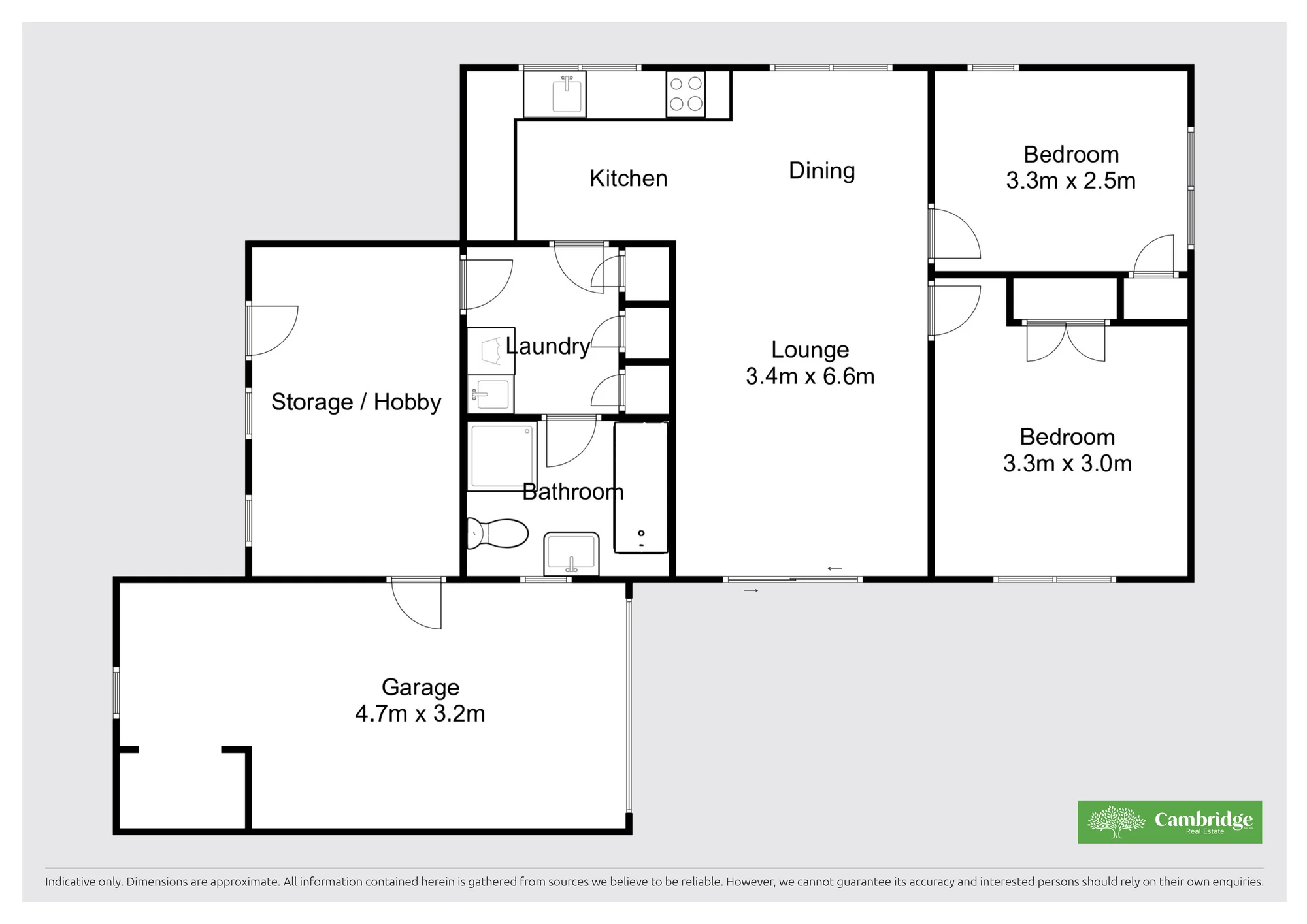 95B Williams Street, Cambridge, Waikato, 2 Bedrooms, 1 Bathrooms, Unit