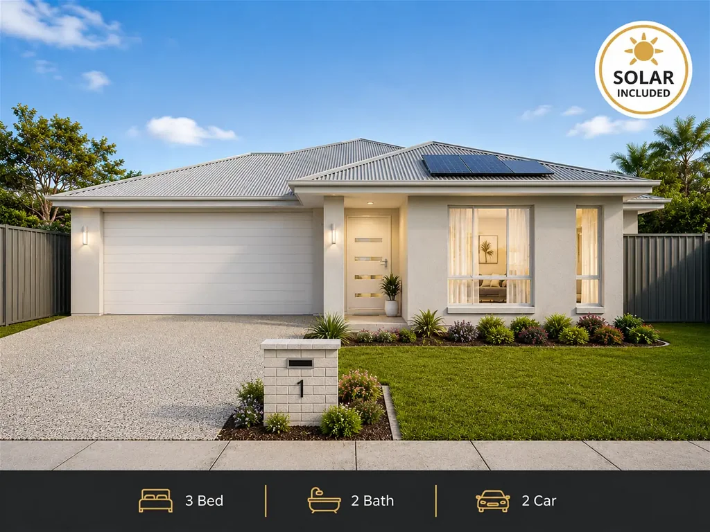 Yarrabilba 3Kwarto New Home Ready to Build | 3 Bed 2 Bath 2 Car House and Land Package - Yarrabilba