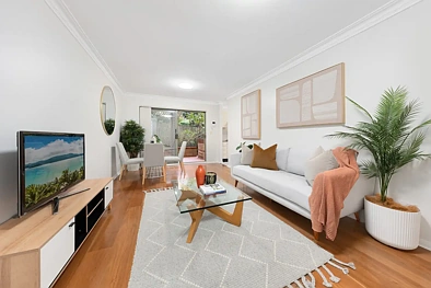Willoughby 1房 私人后院设计 开放式起居庭院 设备齐全燃气厨房 主卧内置衣柜 双向浴室 悠闲生活空间 靠近Willoughby Leisure Centre 学区房 便捷交通 Ground Floor Apartment with Wraparound Courtyard