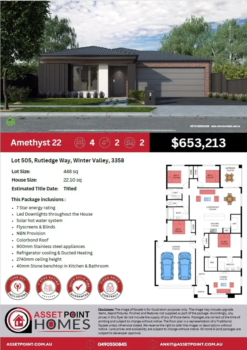Winter Valley 4部屋 Asset Point Homes presents Amethyst 22 at Alluvium Estate!!