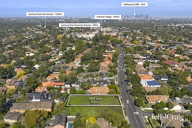 Ivanhoe Rare 1,064m2 (approx.) with Approved Plans & Permits for 6