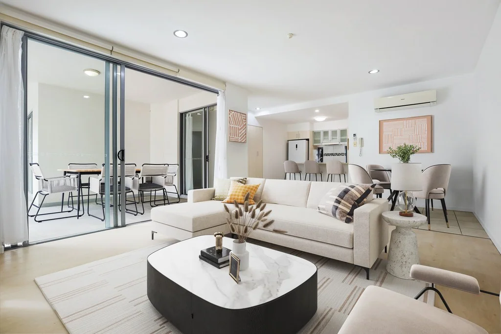 Chevron Island 2ห้องนอน Modern Ground-Floor Apartment in Prime Gold Coast Location