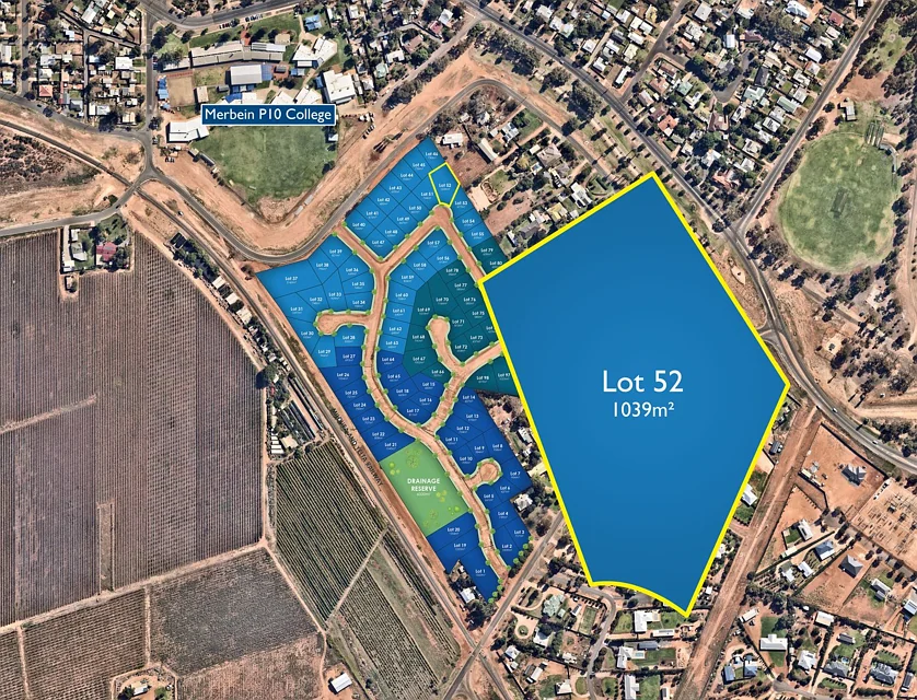 Lot 52/67 River Avenue - Stage 2, River Heights Estate, Merbein, Vic Country , 0 ห้องนอน, 0 ห้องน้ำ, Section
