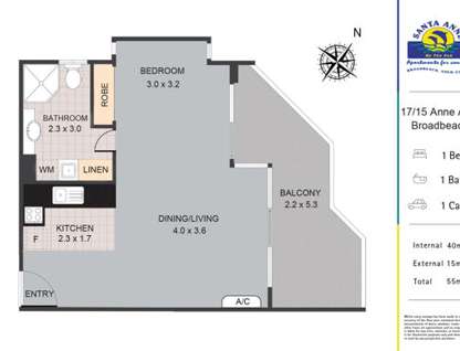 U17 15 Anne Avenue, Broadbeach, QLD 4218, 1 Bedrooms, 1 Bathrooms, Apartment