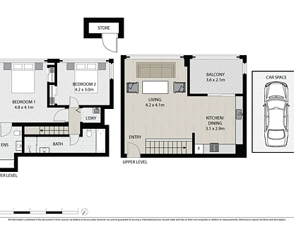 260/1 Railway Parade, Burwood, Inner West, 2 રૂમ, 2 બાથરૂમ, Apartment