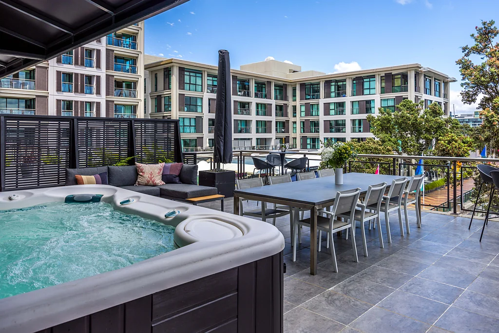 Auckland Central 1chambre Champagne Decks, Viaduct Views, Smart Returns