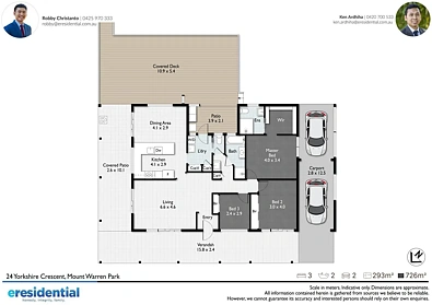 24 Yorkshire Crescent, Mount Warren Park, QLD 4207, 3房, 2浴, House
