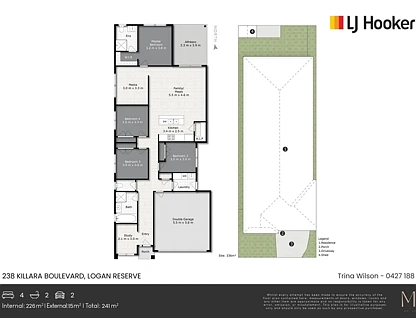 238 Killara Boulevard, Logan Reserve, QLD 4133, 4房, 2浴, House