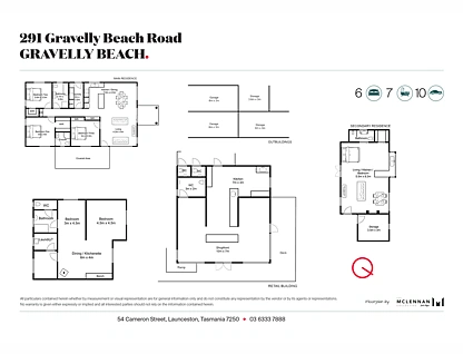 291 Gravelly Beach Road, Gravelly Beach, Launceston and North East, 6房, 4浴, House