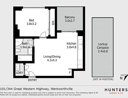 101/344 Great Western Highway, Wentworthville, Parramatta (Northwest suburbs), 1 Bedrooms, 1 Bathrooms, Apartment