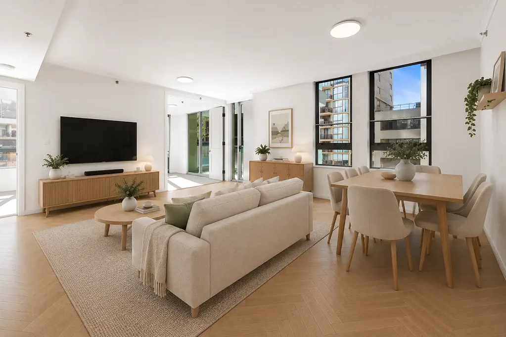 Sydney 2房 悉尼CBD全新装修两卧室加书房公寓 Newly Renovated Two Bedroom Plus Study in Sydney CBD