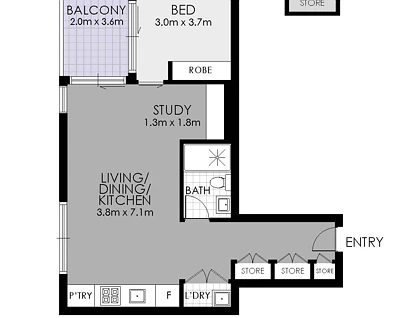 903/5 Delhi Road, North Ryde, Upper North Shore, 1 Bedrooms, 1 Bathrooms, Apartment