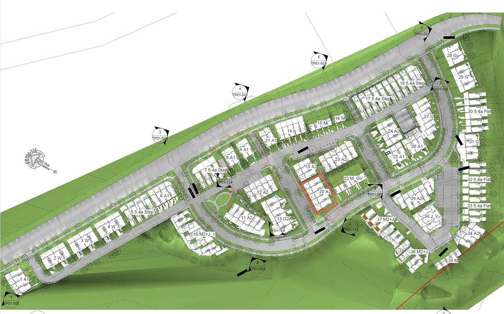 Totara Park 5 Lot Townhouse Section