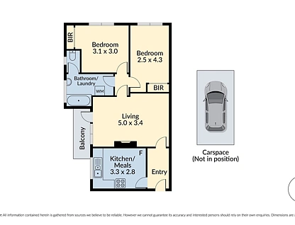 11/71 Edgar Street North, Glen Iris, Inner East Melbourne, 2 phòng ngủ, 1 phòng tắm, Apartment