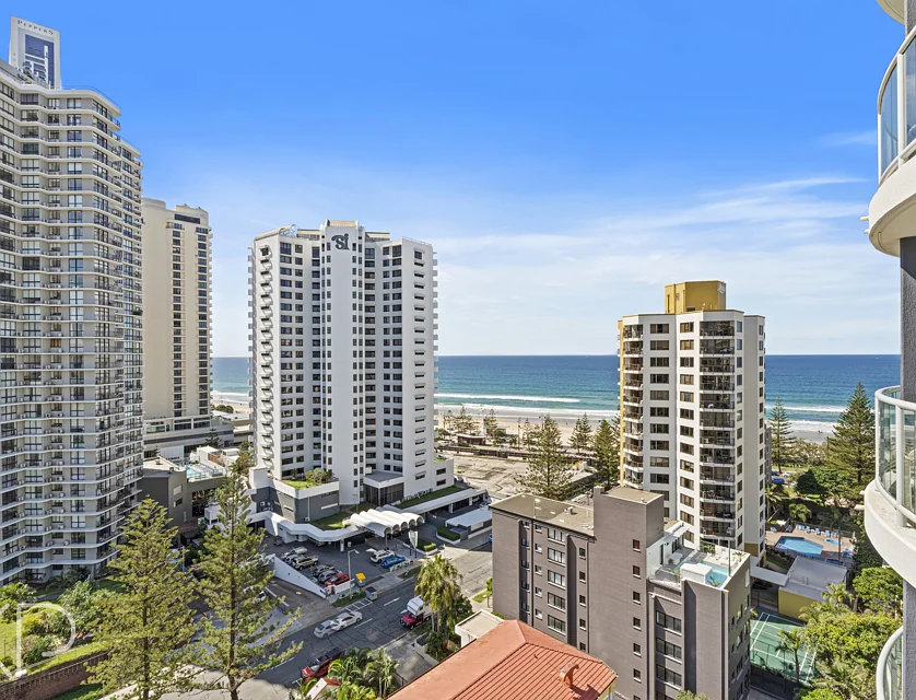 1105 & 1106/25 Laycock Street, Surfers Paradise, Gold Coast, 2 Bedrooms, 2 Bathrooms, Apartment
