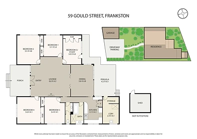 59 Gould Street, Frankston, VIC 3199, 5房, 1浴, House