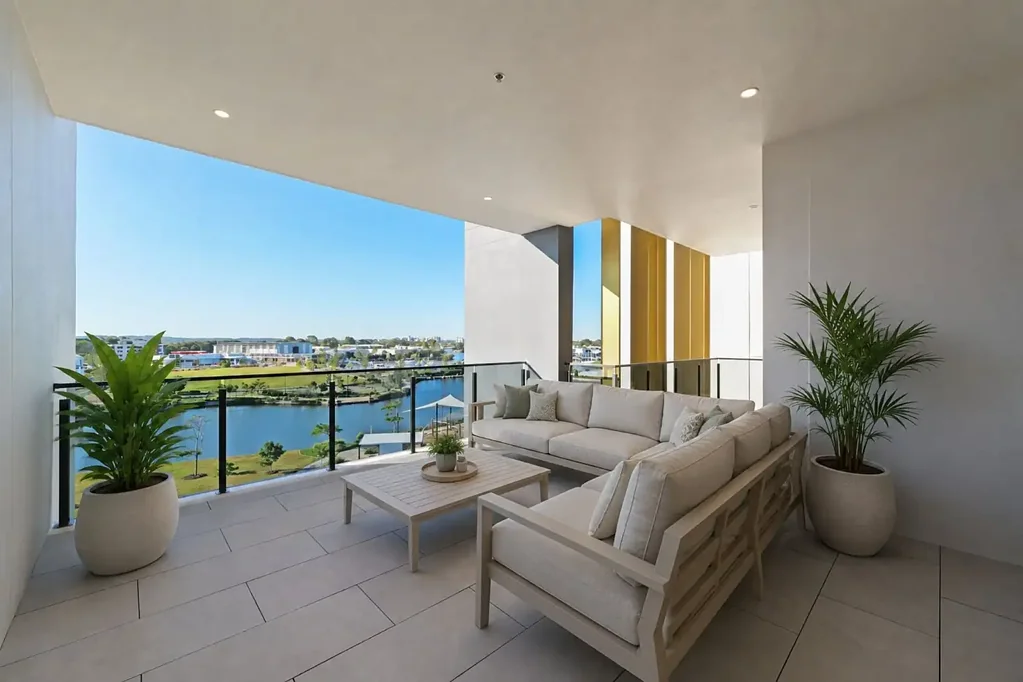 Pelican Waters 2침실 North Facing Sub-Penthouse | Waterfront Luxury at The Cove