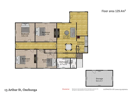 13 Arthur Street, Onehunga, Auckland City, 4 Bedrooms, 1 Bathrooms, House