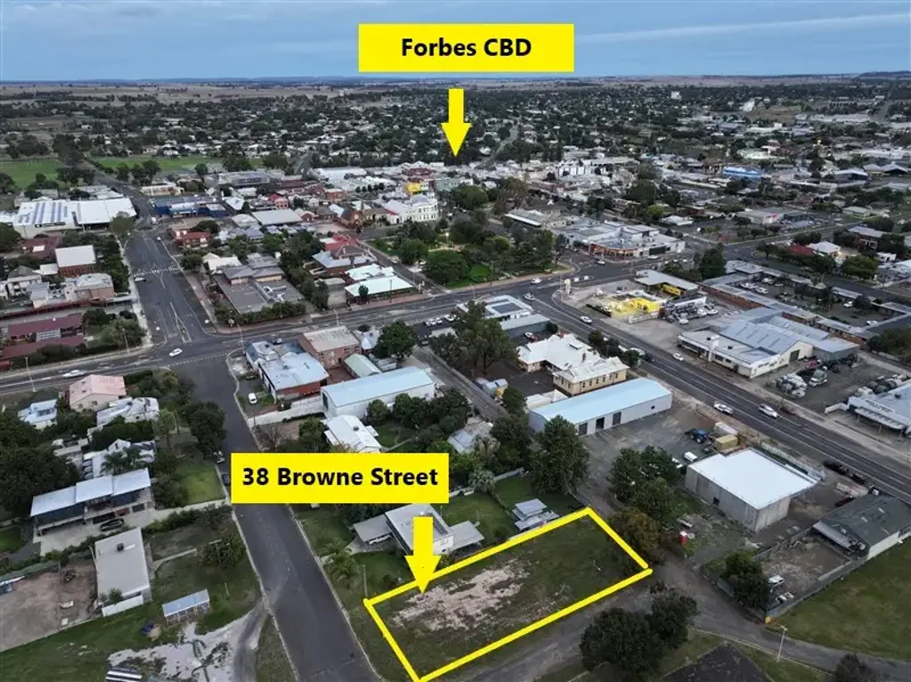 Forbes Premium Development or Dream Home Site – 38 Browne Street, Forbes