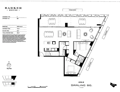 804/70 Tumbalong Boulevard, Haymarket, Sydney CBD, 4 غرف, 4 حمامات, Apartment