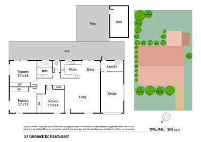 51 Glenrock Drive, Rasmussen, QLD 4815, 3 Bedrooms, 1 Bathrooms, House