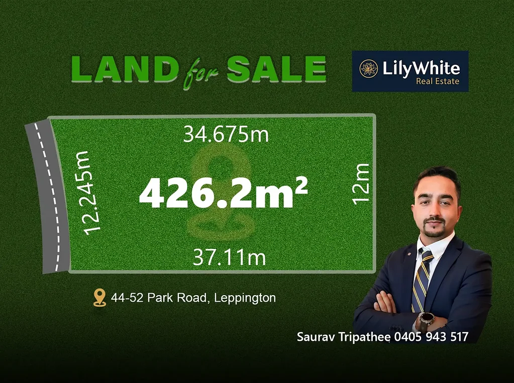 Leppington 426平米优质地块 12米前宽 R2住宅区 Lilyponds站4分钟 学校运动场近 未来中心规划 西悉尼机场旁 Land for Sale – Great Location, Great Price!