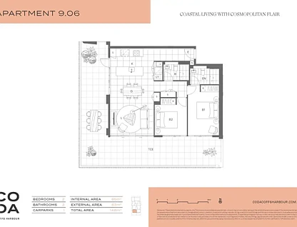9.06/15-31 Harbour Drive, Coffs Harbour, North Coast, 2 habitaciones, 2 baños, Apartment