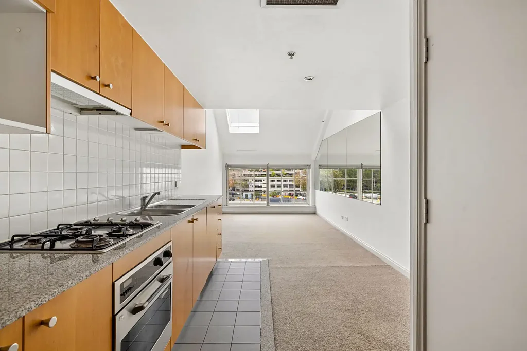 Two-level home in iconic Finger Wharf location