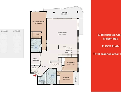 5/18 Kurrawa Close, Nelson Bay, Hunter, 3房, 2浴, Apartment