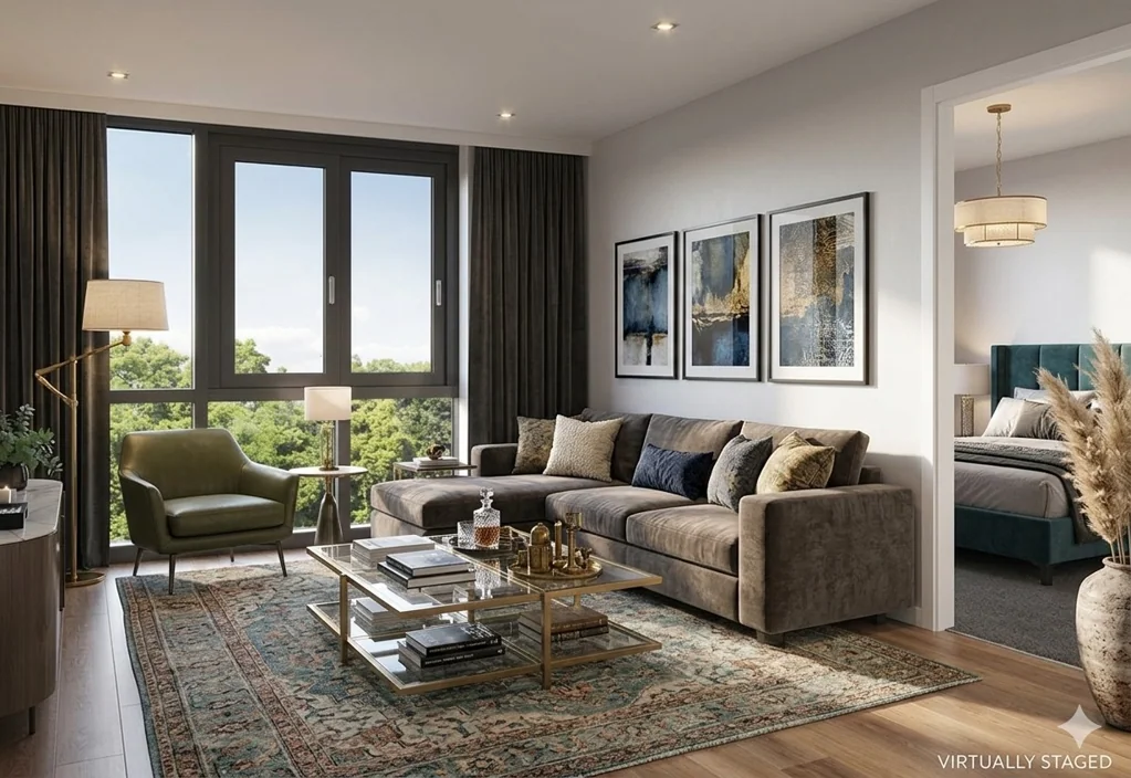 Modern 1-Bedroom Apartment with Stunning Views – Ellerslie