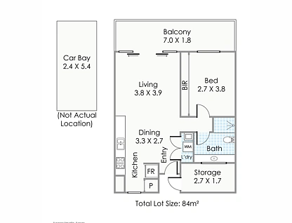 27/34 Shoalwater Street, North Coogee, South West Perth, 1 침실, 1 욕실, Apartment