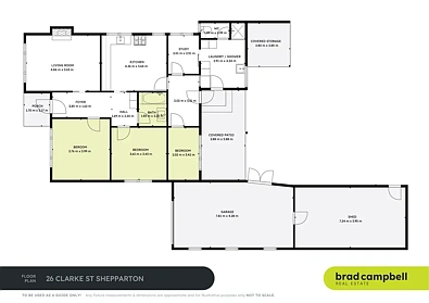 Plano ng Bahay - 26 Clarke Street, Shepparton, VIC 3630