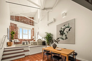 Teneriffe 3房 (空间、规模 + Saratoga Woolstore 的河景) (SPACE, SCALE + RIVER VIEWS IN THE SARATOGA WOOLSTORE)