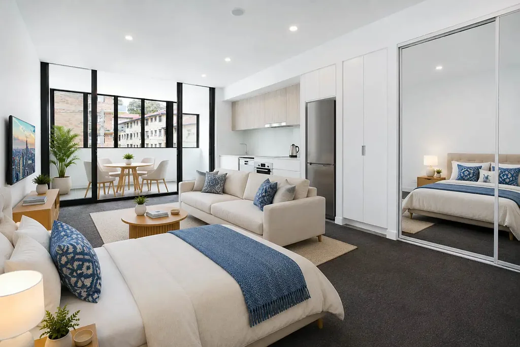 STUNNING KING SIZE DESIGNER STUDIO!