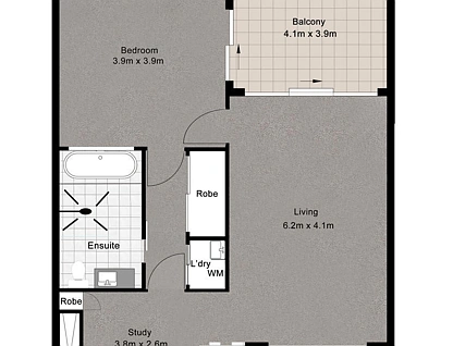 1162/9 Ferny Avenue, Surfers Paradise, Gold Coast, 1 침실, 1 욕실, Apartment