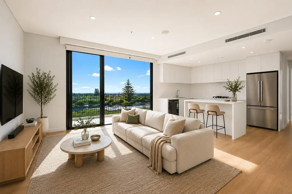 Luxuriously Designed, Brand New, Sun-Kissed And Expansive, Executive Style Two Bedroom, Two Bathroom Penthouse Apartment